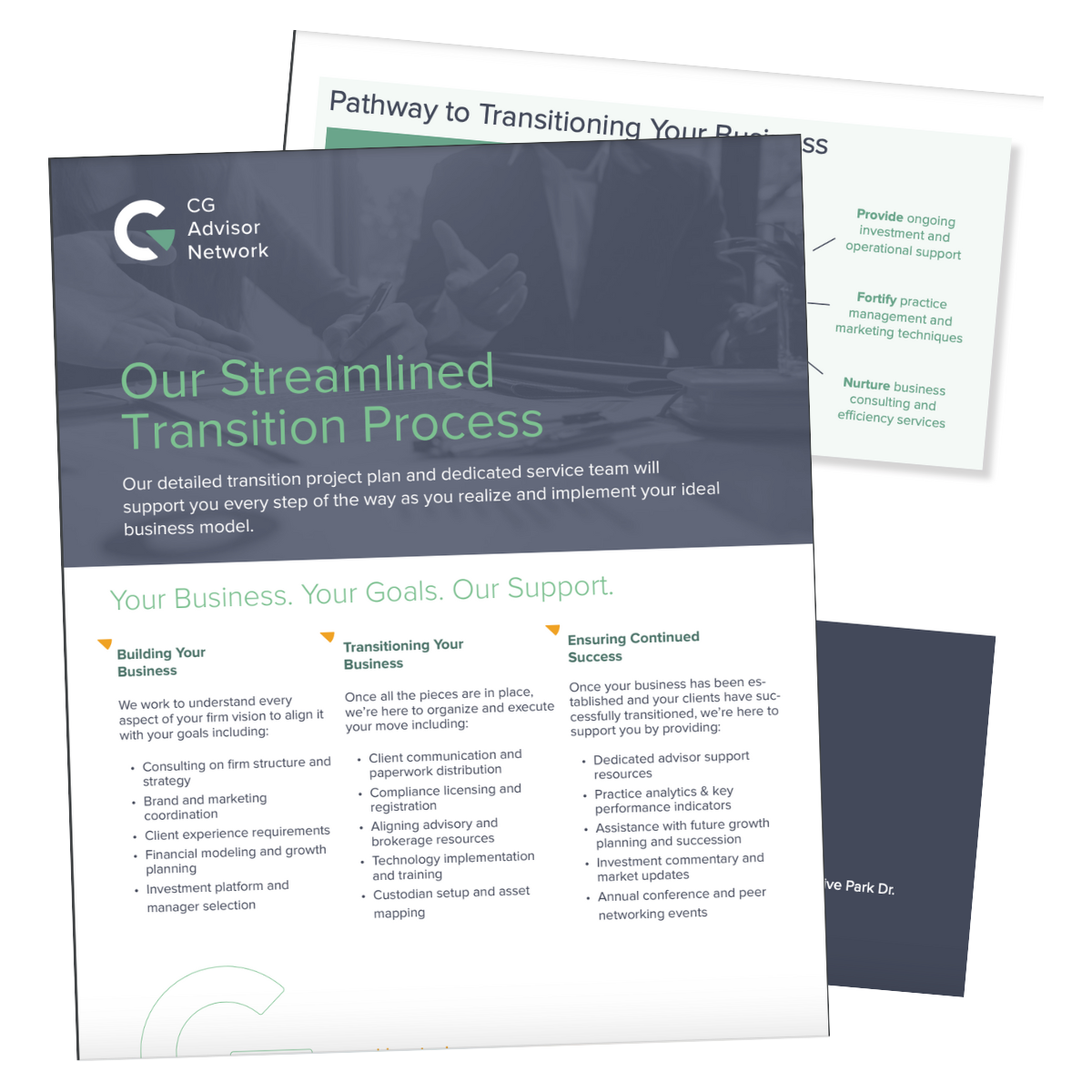 Our Streamlined Process - CG Advisor Network